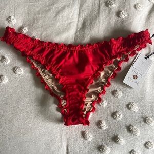 Shade & Shore High Leg Cheeky Bikini Bottoms